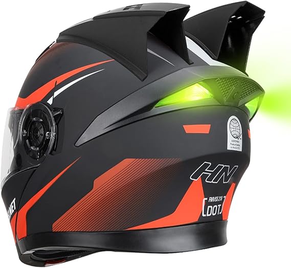 ASMAX - Casco de Moto Led