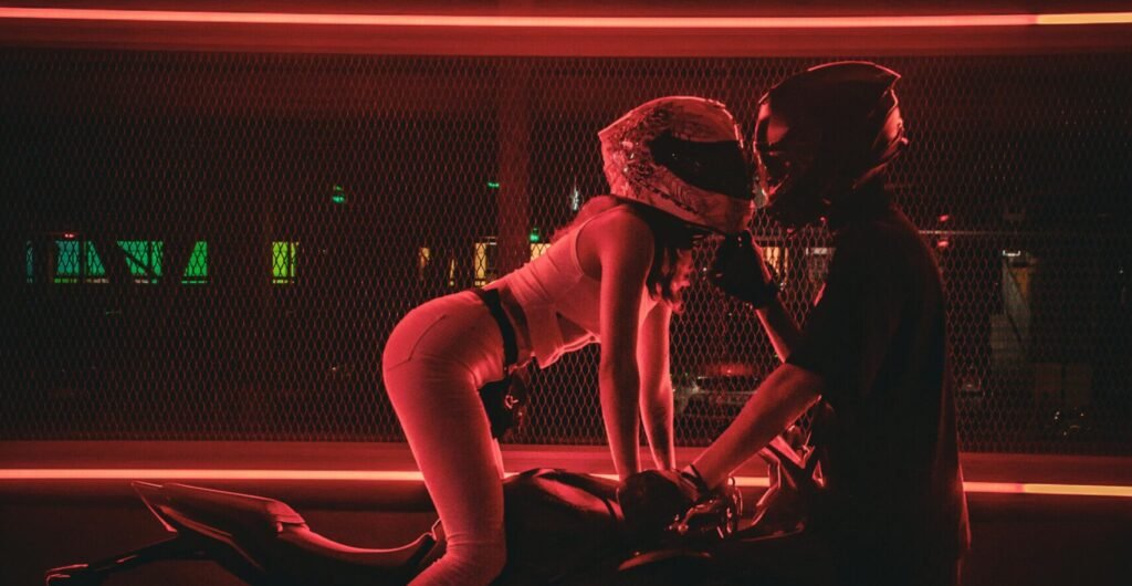 Cascos led para mujeres moteras